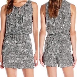 BCBGeneration Lace Print Romper - Sz S